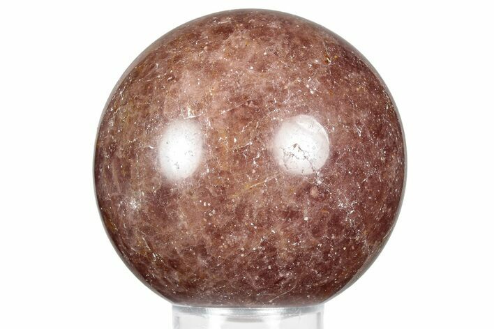 Polished Strawberry Quartz Sphere - Brazil #359856